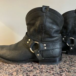 Frye Black Short Boots 10B